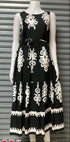 Summer Casual Sleeveless Maxi Dress With Waist Tie